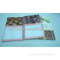 PP cover home spending organizer notebook with elastic band closure